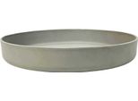 Vivanno Vaso Da Fiori In Fibra Di Vetro Oryven, Grigio Cemento Design Cemento - 40X6 Cm