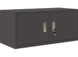 Vidaxl Armadio Contenitore Nero 90 X 40 X 40 Cm
