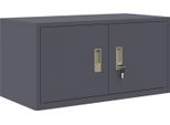 Vidaxl Armadio Contenitore Con Ripiano Antracite 80 X 40 X 40 Cm