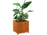 Melko Vaso Da Fiori Fioriera Cassetta Per Fioriera Trogolo In Legno - 50 Cm