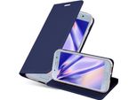 Cadorabo Custodia Per Cellulare Per Samsung Galaxy A5 2017 Custodia Protettiva In Blu Cover Etui Book Case Booklet