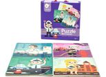 Puzzle In Legno Del Mondo Classico Delle Professioni, 4In1