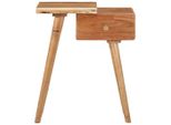 Vidaxl Comodino In Legno Massiccio Di Acacia 45X32X55 Cm