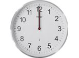 Mebus Funk Wanduhr Ø30Cm Aluminium