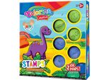 Set Di Timbri Creativi Colorino Dinosaurs