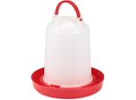 Melko Abbeveratoio Per Pollame Abbeveratoio Per Polli In Plastica Abbeveratoio Rovesciato Per Anatre - 1,5 Litri