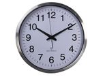 Orologio Da Parete Perel 50 Cm Bianco E Argento
