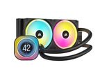 Corsair Icue Link Lcd H100I Rgb - Sistema Di Raffreddamento A Liquido Per Processori - Dimensioni Del Dissipatore: 240 Mm - (Per: LGA1156, LGA1155, LGA1150, LGA1151, AM4, LGA1200, LGA1700, AM5)