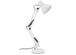 Lampada Da Scrivania - Lampada Da Lettura - Regolabile - Attacco E27 - Max. 60 Watt - Bianco