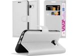 Cadorabo Cover Per Samsung Galaxy A3 2017 Cover Protettiva In Bianco Custodia Per Cellulare Cover Chiusura Magnetica