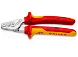 Knipex 95 16 160 Sb Cesoie Per Cavi Stepcut® Isolate Con Impugnature Multicomponente, Cromate Testate Vde 160 Mm