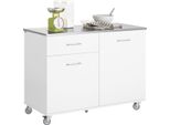 Sobuy Armadio Da Sala Da Pranzo Carrello Da Cucina Armadio Da Cucina Isola Da Cucina Credenza Buffet Carrello Per Servire Armadio Con 1 Cassetto, 2 Ante Per Cucina, Sala Da Pranzo