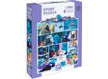 Djeco Puzzle Con Storia La Bella E La Bestia 100 Pezzi