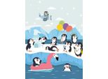 Art Puzzle Puzzle In Legno Carini Pinguini 25 Pezzi