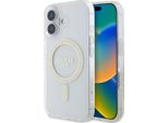Guess Guhmp16Shfgeret Iphone 166.1 PrzeźRoczysty/Transparent Hardcase Iml Glitter Circle Magsafe