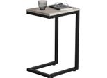 Tavolino Sobuy | Metallo | Tavolino Da Caffè | Tavolino Per Laptop | Mdf/Grigio