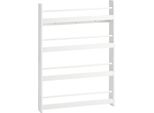 Sobuy Libreria Per Bambini Scaffale Da Parete Scaffale Da Parete Con 4 Scomparti Per Libri - Bianco