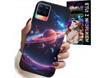 Custodia Per Realme 8 / 8 Pro - Cosmo Pianeti Stelle Galassia Retro