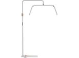 Lampada Da Terra, Luminosità Regolabile, Design Pieghevole, Bianco, Ue