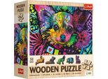 Puzzle In Legno Da 500 Pezzi. Cucciolo Colorato