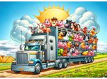 Art Puzzle Puzzle Camion Viaggio 100 Pezzi