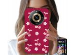 Custodia Per Realme 11 Pro - Ciliegie Su Sfondo Bordeaux + Pellicola Protettiva