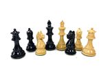 Set Di Pezzi Degli Scacchi Knight Supreme 3,1'' In Legno Di Bosso, Realizzati A Mano In India