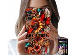 Custodia Per Realme Note 60 - She Is Rare, Girasoli, Fiori, Farfalle