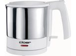 Cloer 4721 - Wasserkocher - 1 Liter - 1800 W - Weiß / Edelstahl