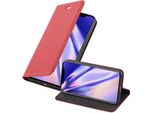 Cadorabo Custodia Per Apple Iphone X / Xs Custodia Protettiva In Rosso Custodia Per Cellulare Cover Chiusura Magnetica