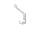 Gancio Per Cappello 0148 Singolo A.86,5Mm Alluminio Anodizzato Argento H.135Mm Hermeta