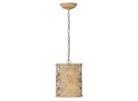 Lampada A Sospensione Carabel Champagne Traforata 1Xe27 60W Hinkley