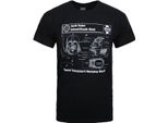 Star Wars Maglietta Ufficiale Haynes Darth Vader Da Uomo NS4665 (S) (Nero)