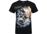 Lo Hobbit: La Desolazione Di Smaug Maglietta Ufficiale Uomo Barili NS4663 (S) (Nero)