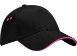 Berretto Da Baseball Beechfield Unisex Ultimate (2 Pezzi/Confezione) RW6700 (Taglia Unica) (Nero/Fucsia)