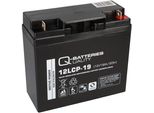 Q-Batteries 12LCP-19 / 12V - 19Ah Batteria Al Piombo Acido Tipo Agm - Deep Cycle Vrla