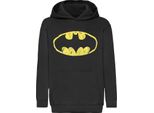 Felpa Con Cappuccio Da Donna Con Logo Batman NS4224 (3XL) (Nero)