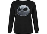 Maglia Da Donna Nightmare Before Christmas Con Motivo Jack Skellington NS4249 (S) (Nero)