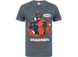 Deadpool - Maglietta "This Is What Awesome Looks Like"" Per Bambini NS5278 (M) (Anthrazit)"
