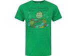 Junk Food - Maglietta Da Uomo "I Can't Stand It"" - Design Natalizio NS5906 (S) (Verde)"