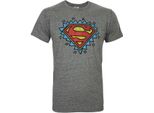 Junk Food - Maglietta Superman Da Uomo NS6271 (S) (Grigio)