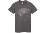 Game Of Thrones - Maglietta "Winter Is Coming"" Da Uomo NS5565 (L) (Grigio)"