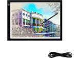 Inf Tavolo Da Disegno Luminoso A Led Con Scala A3