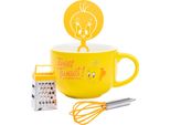 Looney Tunes - Set Di Tazze E Matite NS6509 (Taglia Unica) (Giallo)