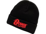 David Bowie - Cappellino Con Logo NS6540 (Taglia Unica) (Nero)