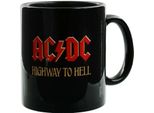Ac/Dc - Tazza Da Caffè "Highway To Hell"" PM2931 (Taglia Unica) (Nero/Rosso)"