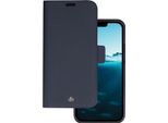 DBRAMANTE1928, Custodia Per Apple Iphone 14 Pro Max Folio 2 In 1 Modello New York Con Portacarte, Blu Navy