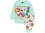 Paw Patrol - Pigiama Per Bambini A Maniche Lunghe NS6982 (122) (Petrolio/Grigio)