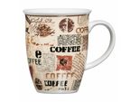 Ritzenhoff & Breker Becher Crema, Kaffeebecher, Teetasse, Kaffee Tasse, Porzellan, Beige, 320 Ml, 422085