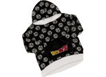 Dragon Ball Z - Coperta Con Cappuccio "Vuddie"" Per Bambini NS7033 (Taglia Unica) (Nero)"